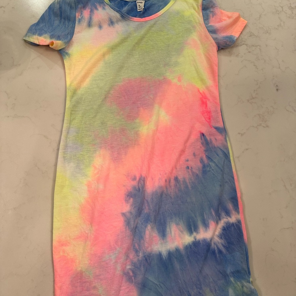 LAST CHANCE! Shein girls tie dye dress (10)